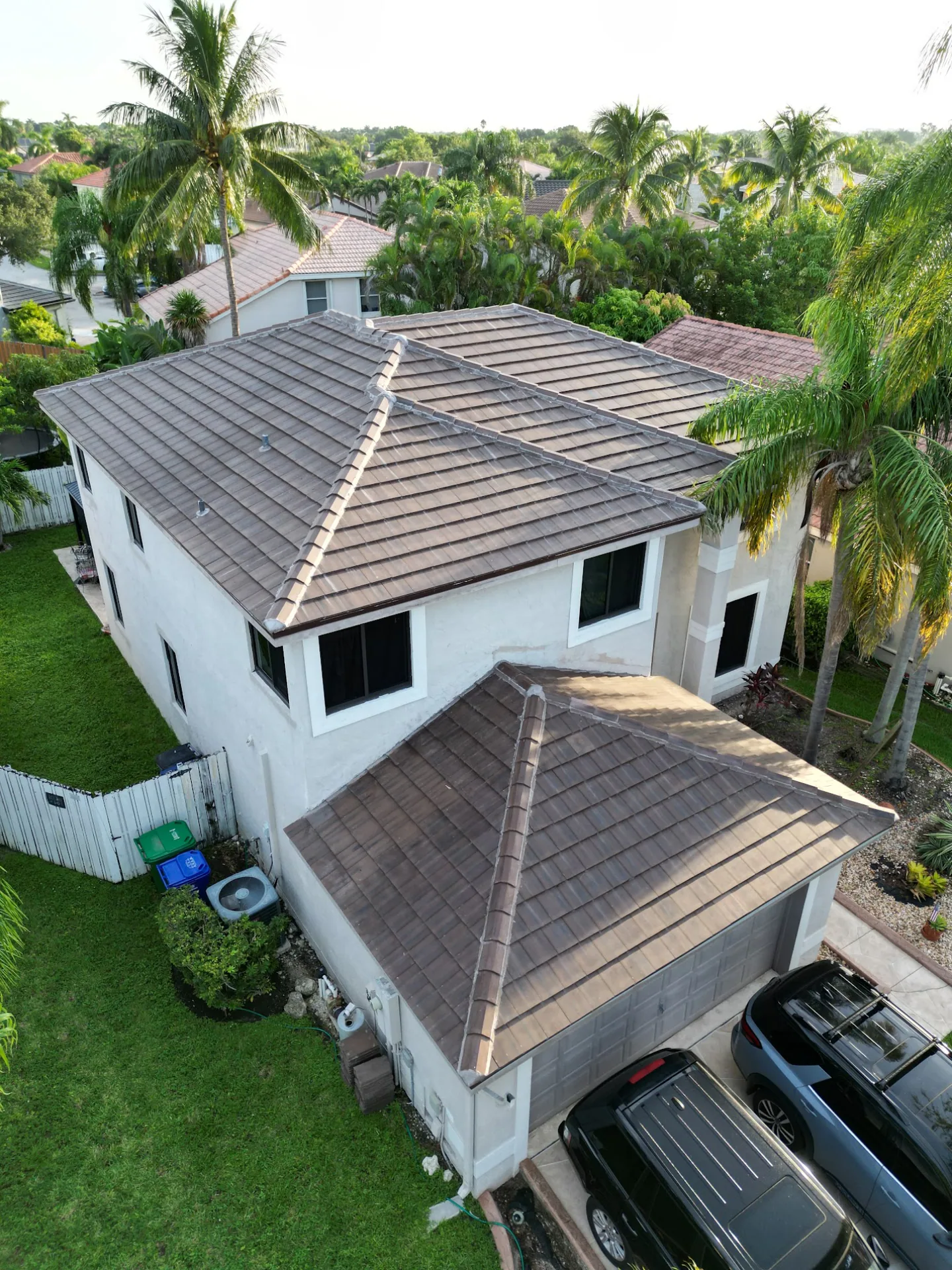 Tile Roof at Golden Hour